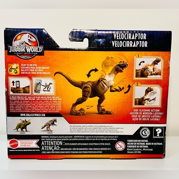 Jurassic World Velociraptor & Dr.Grant Figures - Picture 2 of 9